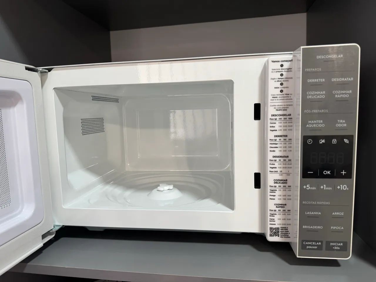 Micro-ondas Electrolux 23L Branco - pouco usado - Foto 5