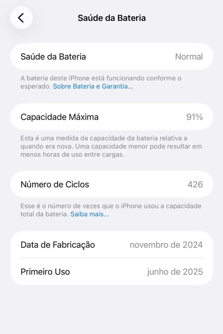 iPhone 16 Pro Max 256g seminovo 