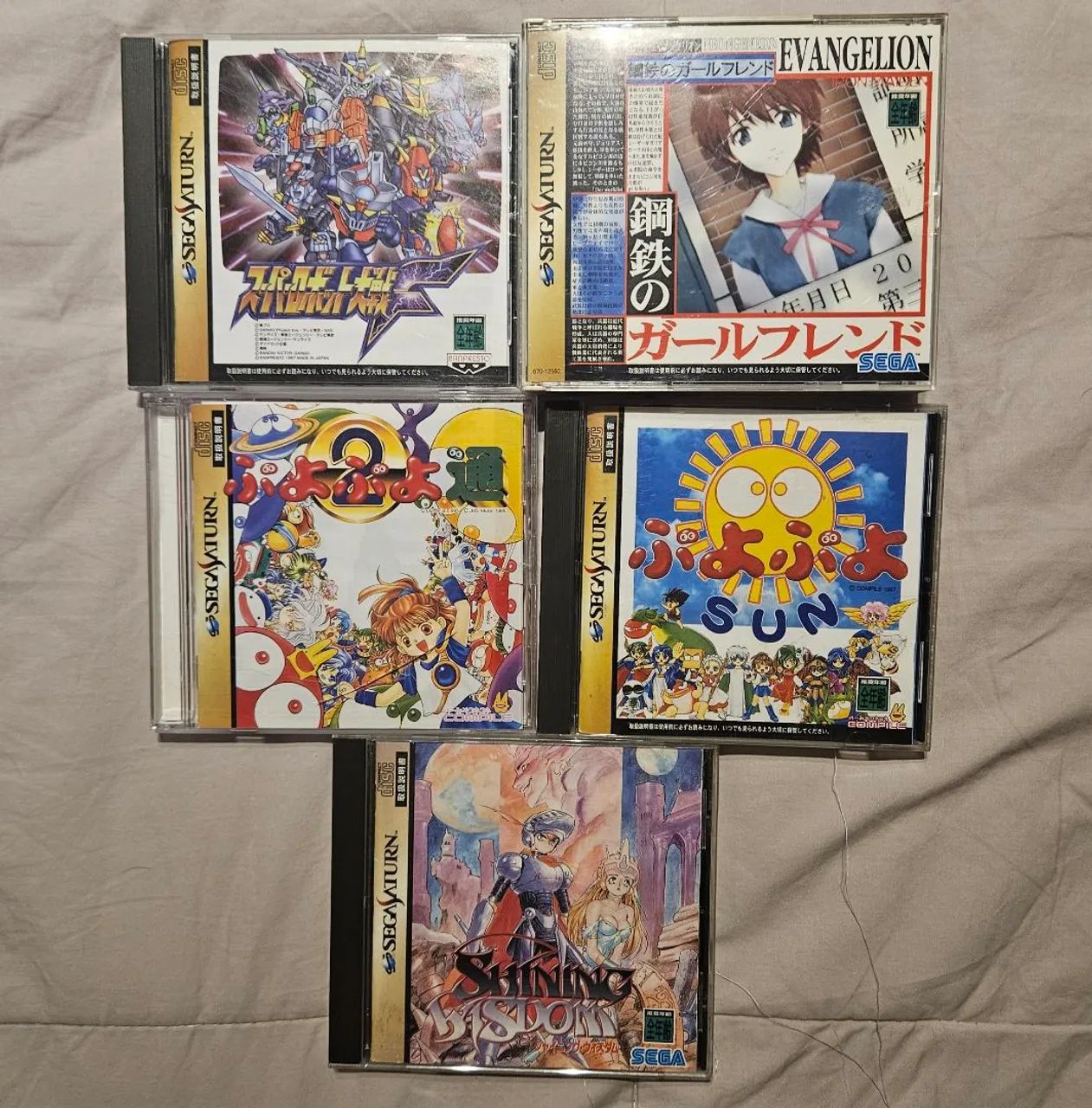 Lote Jogos Sega Saturn japoneses - Jogos de Vídeo Game