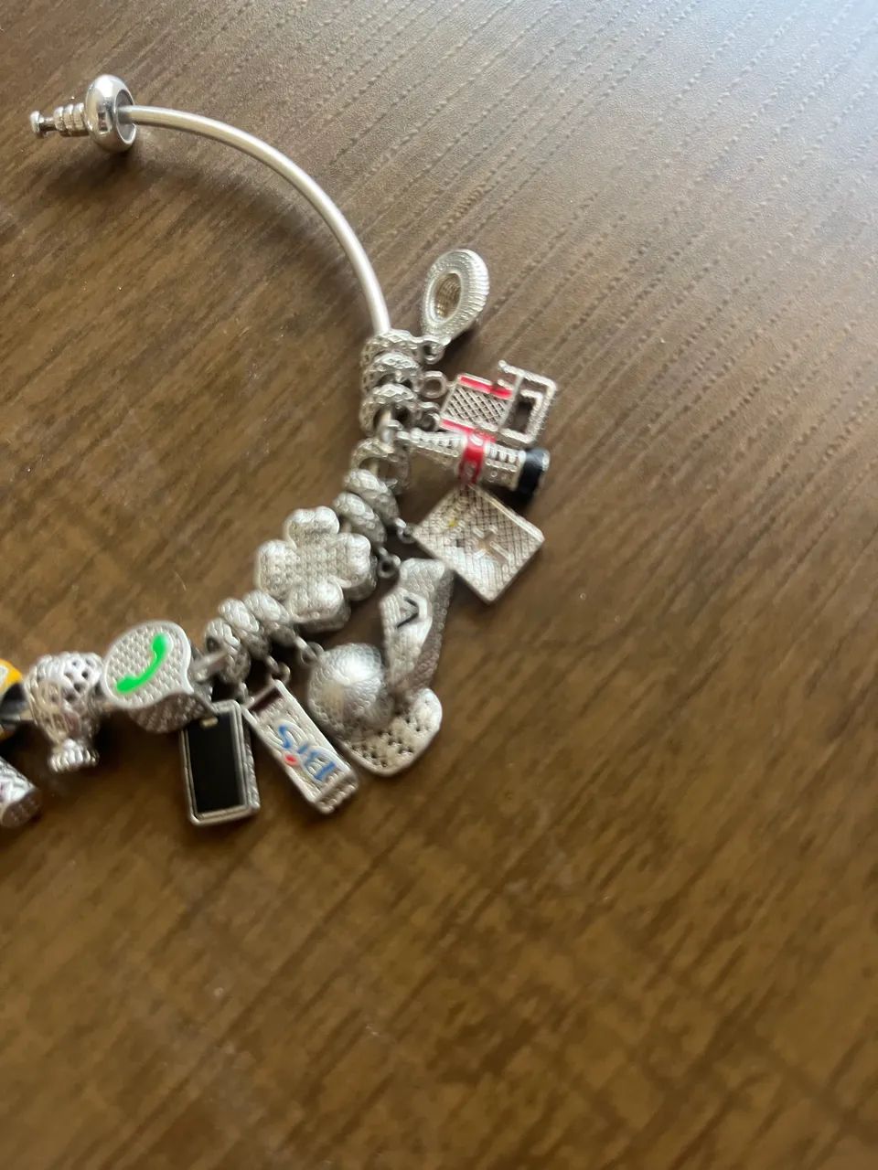 VENDO PULSEIRA DE PRATA COM BERLOQUE  - Foto 3