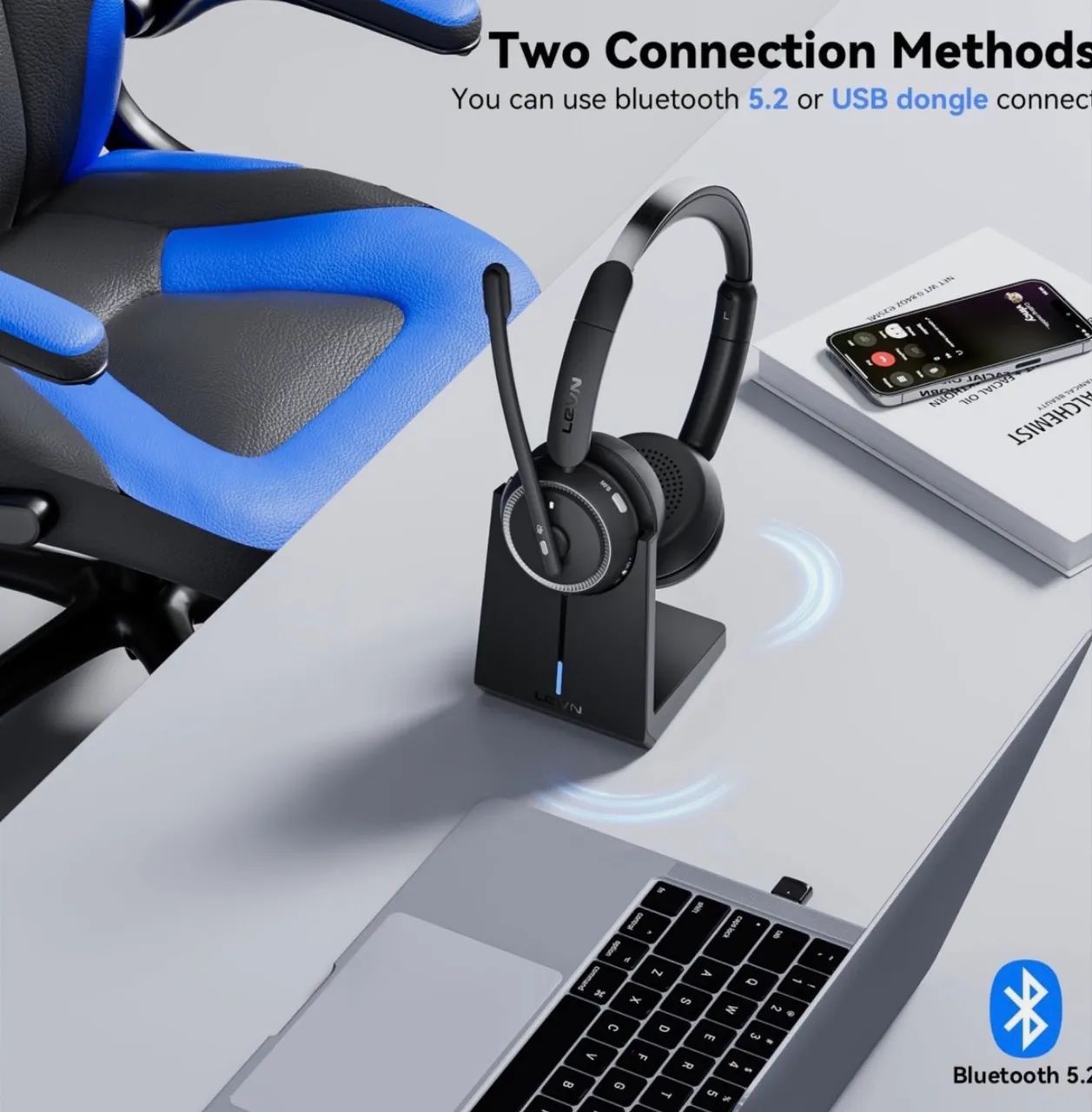 headset Bluetooth LEVN, modelo LE-HS013 - Foto 4