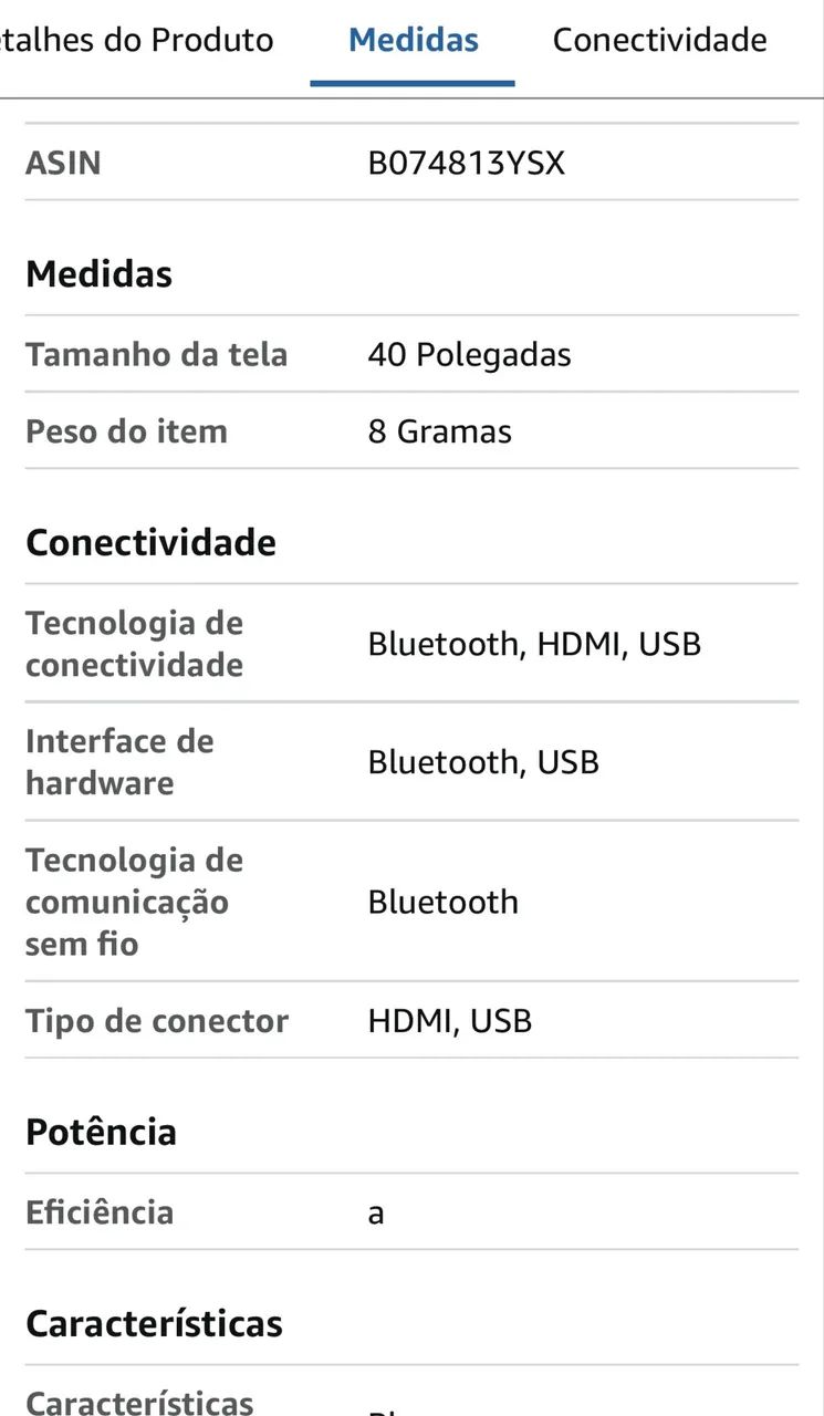 LINDA TV PANASONIC 40 polegadas  - Foto 4