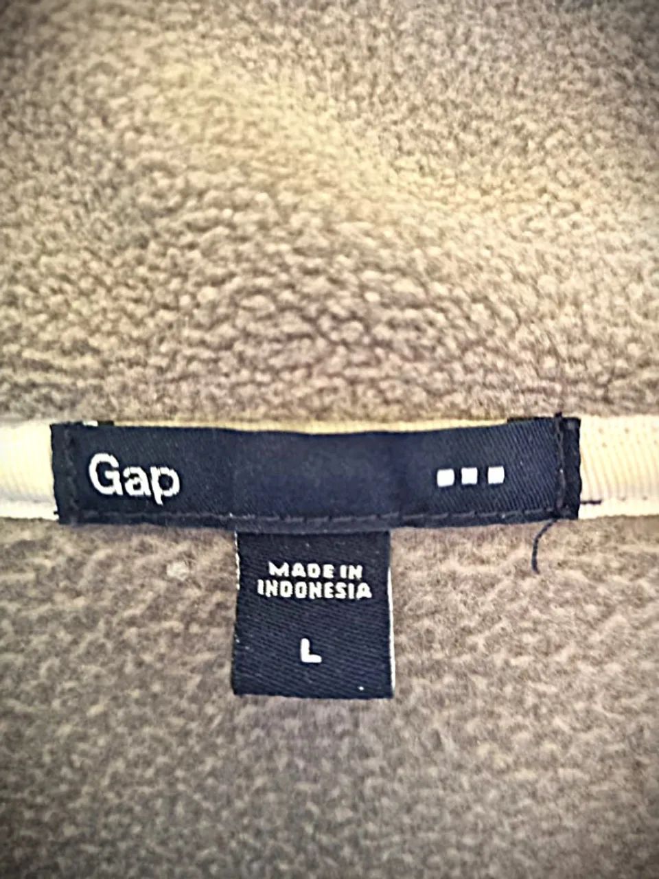 Blusa Moletom Fleece GAP Cinza - Foto 4