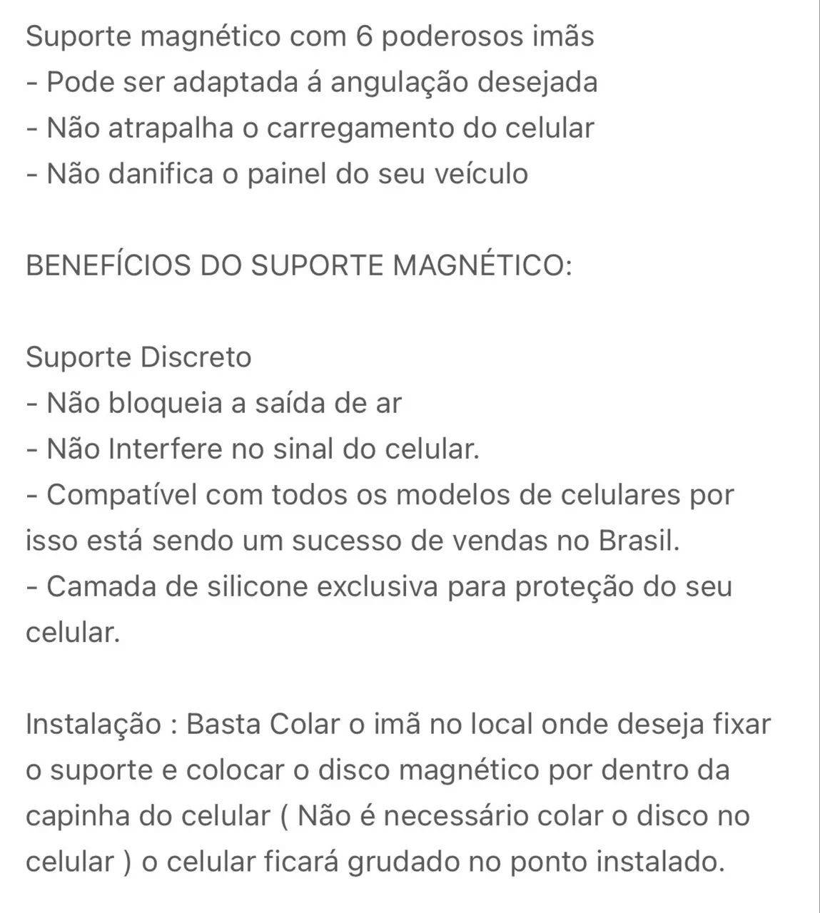 Suporte carro com imá - Foto 3