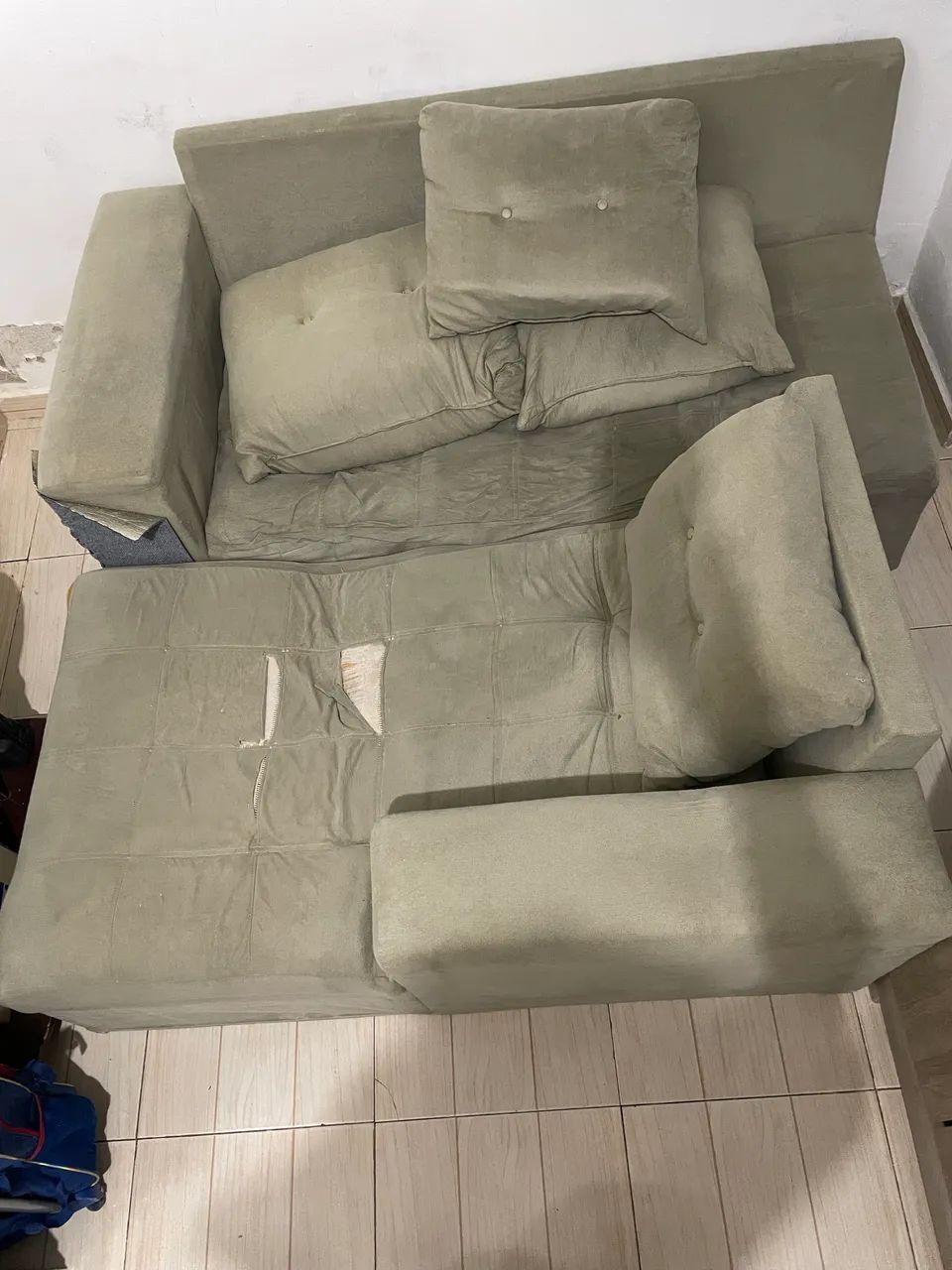 Sofá usado para reforma - R$ 100 - Foto 3