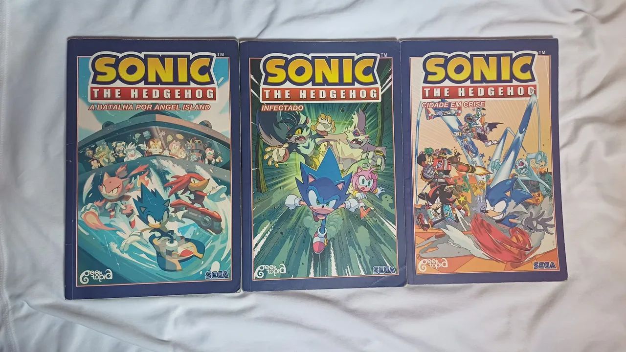 HQs Sonic The Hedgehog Vol. 3, 4 e 5 - Foto 5