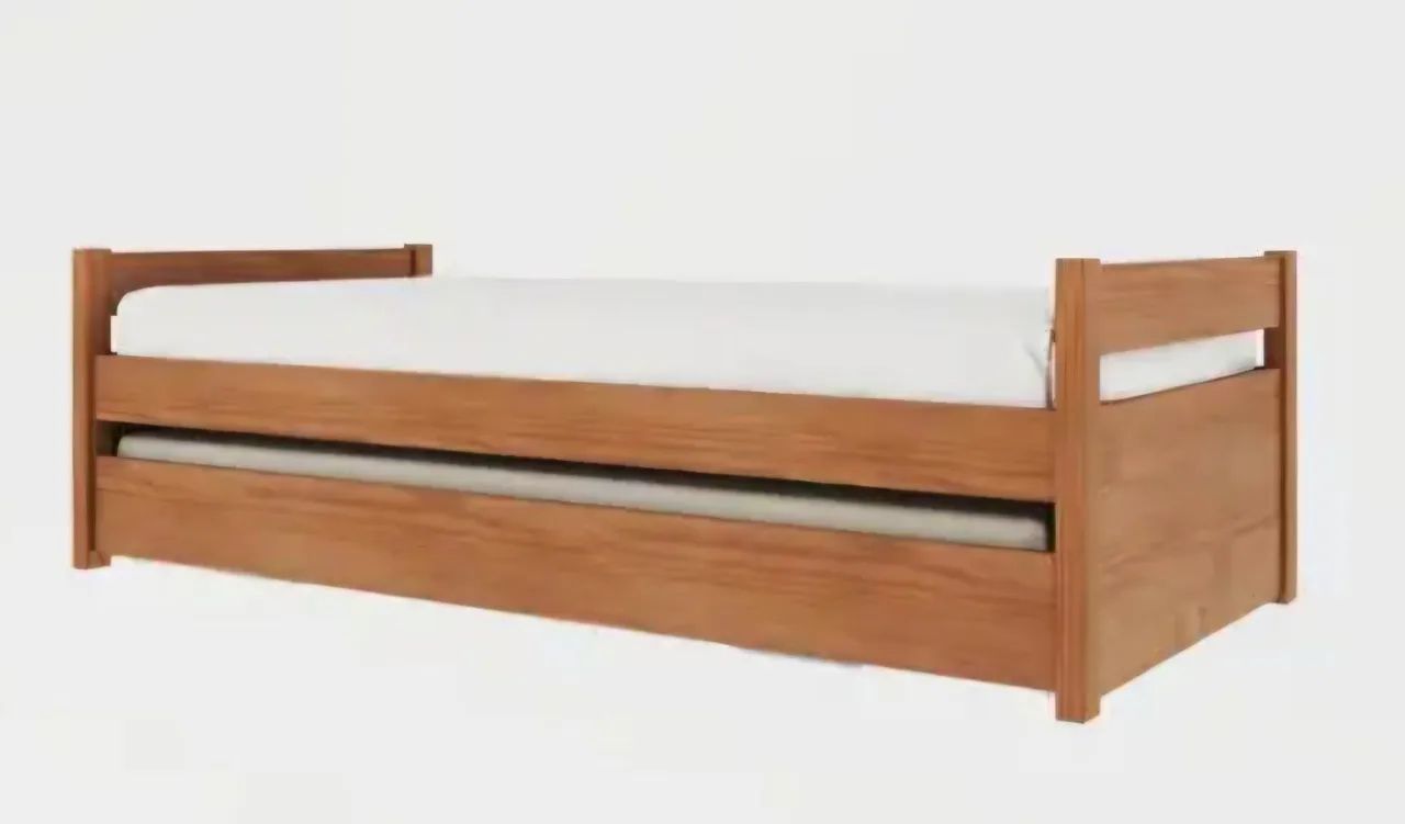 Bicama madeira maciça que vira cama de casal - Foto 2