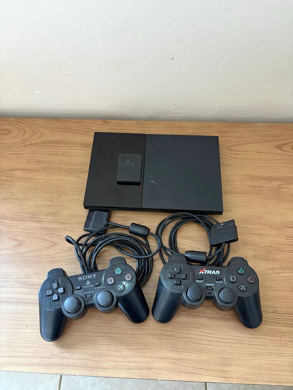 ps2 com dois controles pra hj