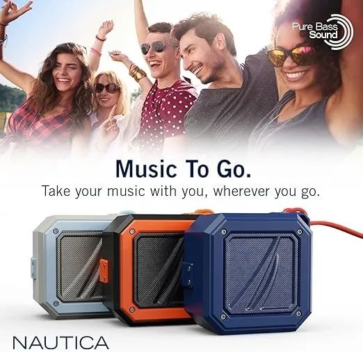 Caixa de Som NAUTICA Bluetooth Importada - Foto 4