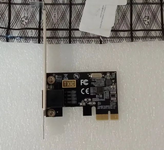 Placa De Rede Lan Gigabit Pci-e 10/100/1000 Mbps - Foto 5