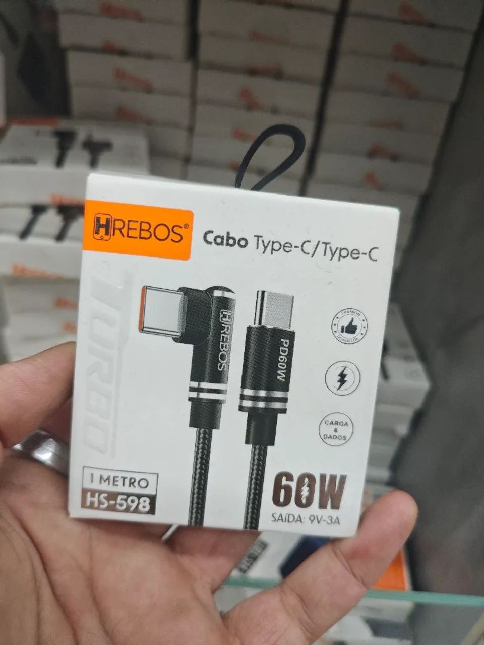 Cabo Adaptável Dual TipoC 60W - 1M