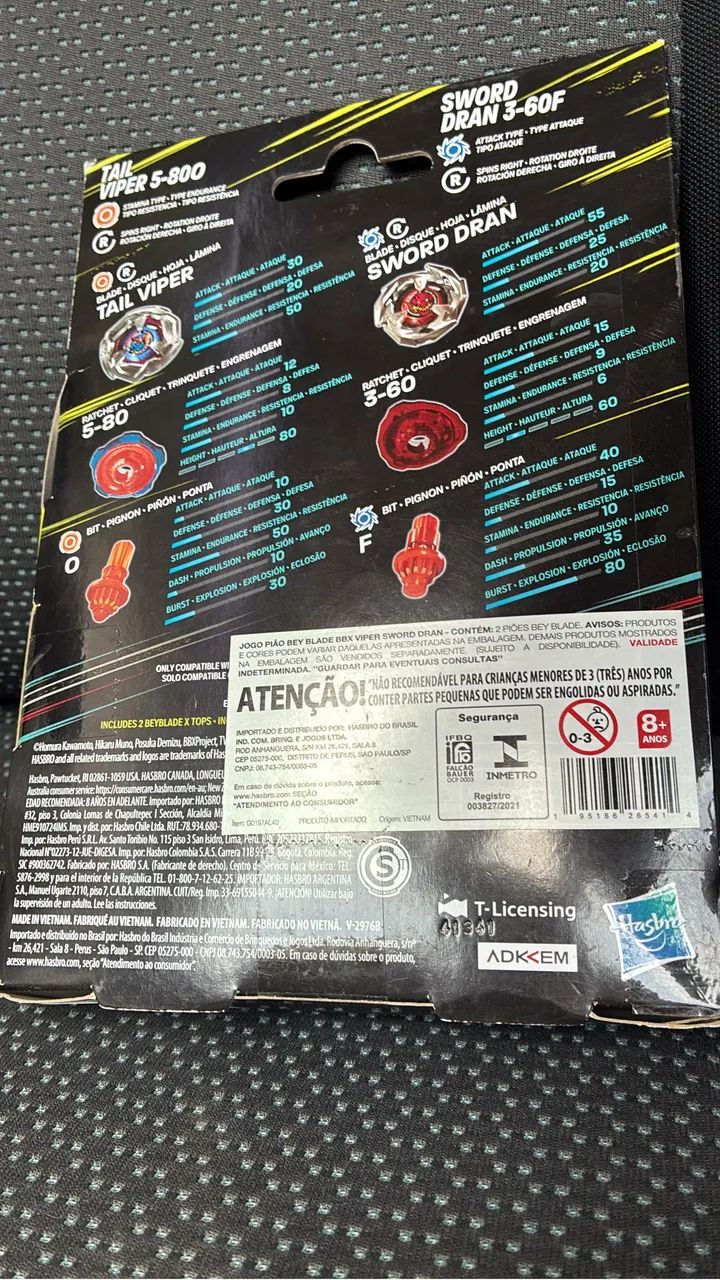 Beyblade X Tail Viper Sword Dran - Foto 2