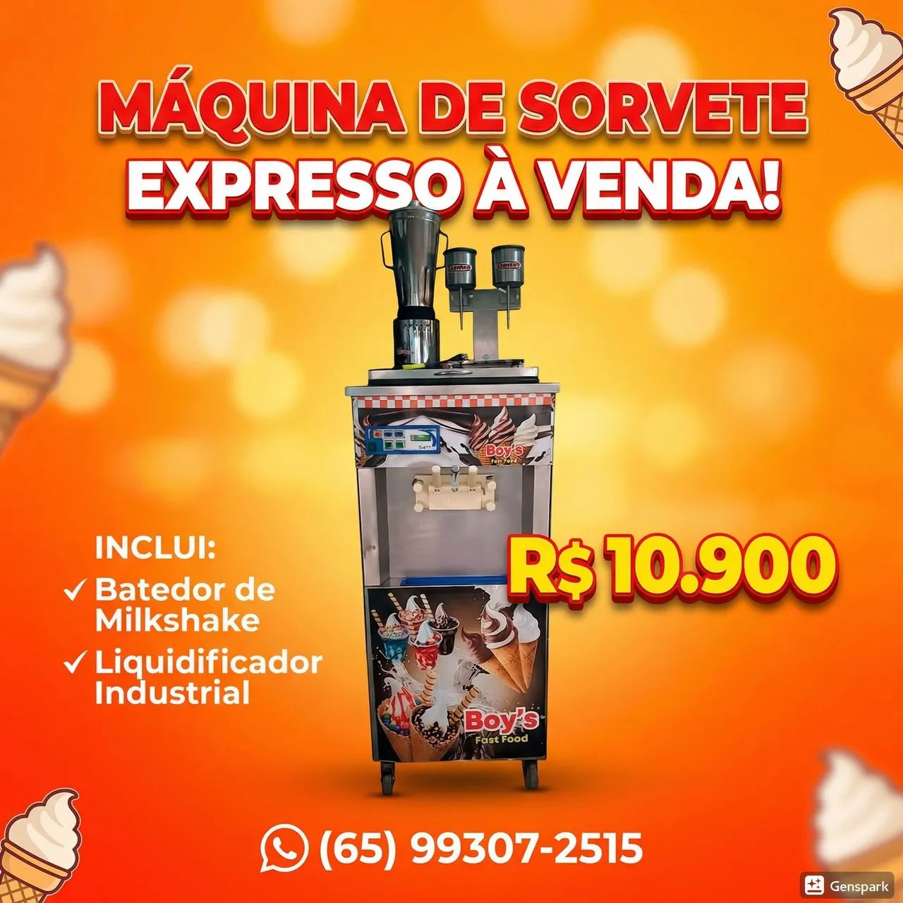 Máquina de Sorvete Expresso  - Foto 2