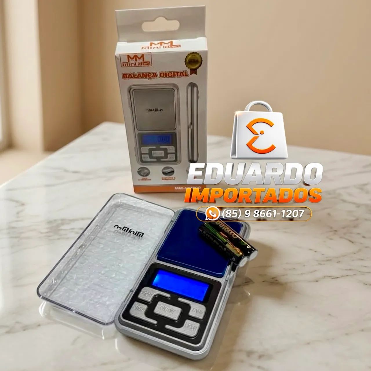 Mini Balança Digital De Precisão De Bolso + Pilhas 