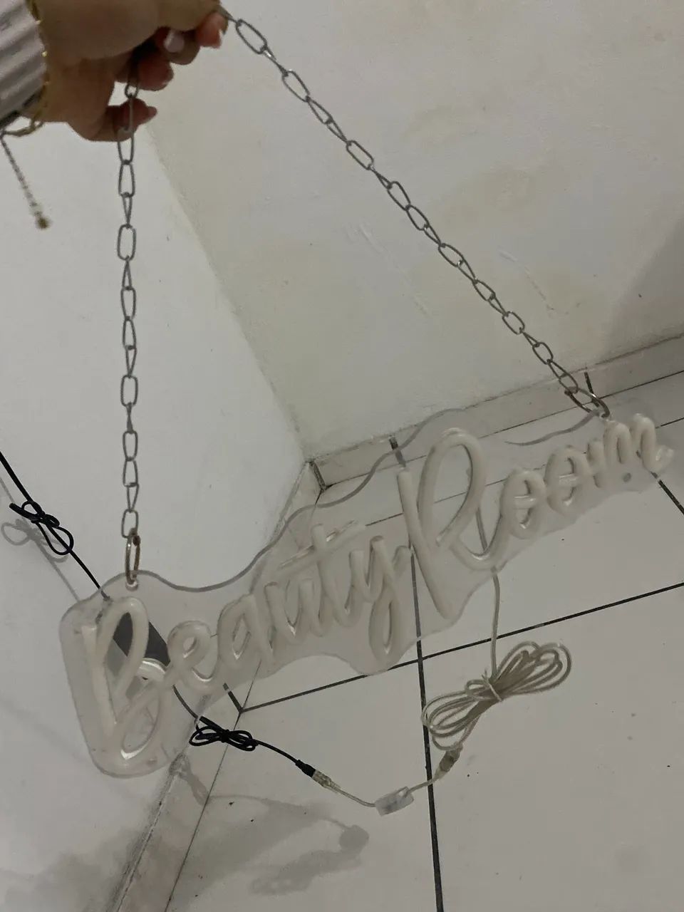 Placa decorativa para Studio ou salão 