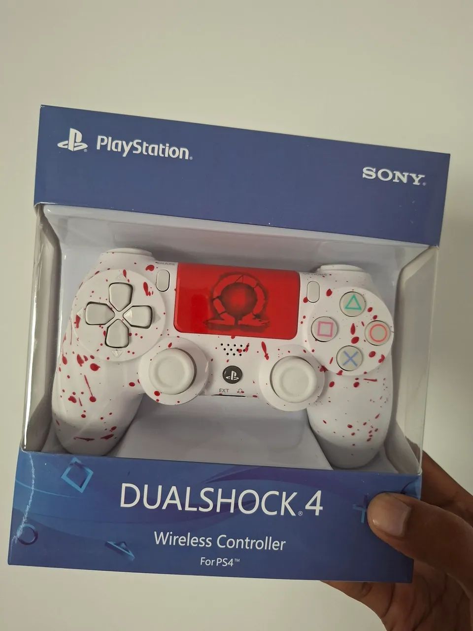 Controle de ps4 edição god of war novo na caixa 
