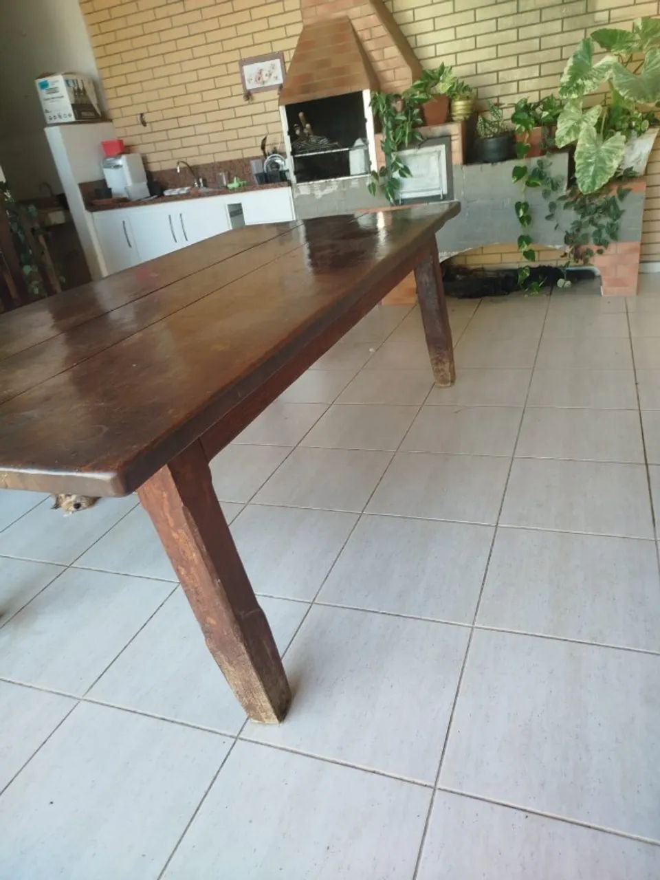 Mesa de madeira r ústica  - Foto 2