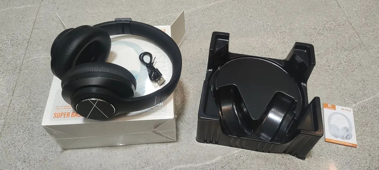 fone de ouvido bluetooth sn32 64 horas - Foto 5
