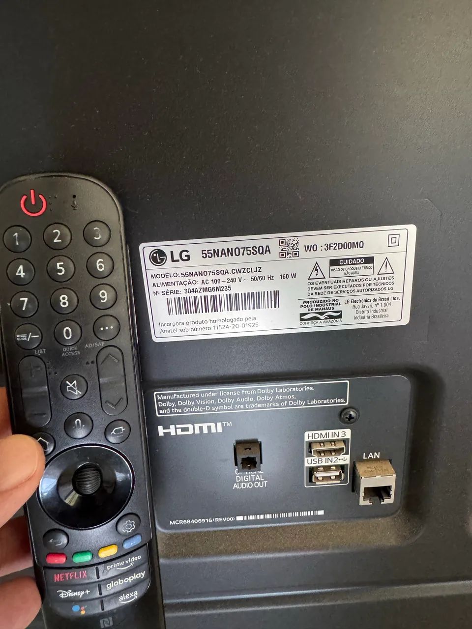 Tv LG nano cell 55 polegadas 