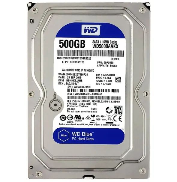 HD Western Digital 500GB WD Blue 3.5" SATA 3 