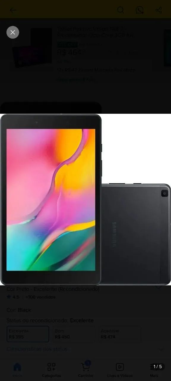 Samsung Galaxy tab A 8.0+