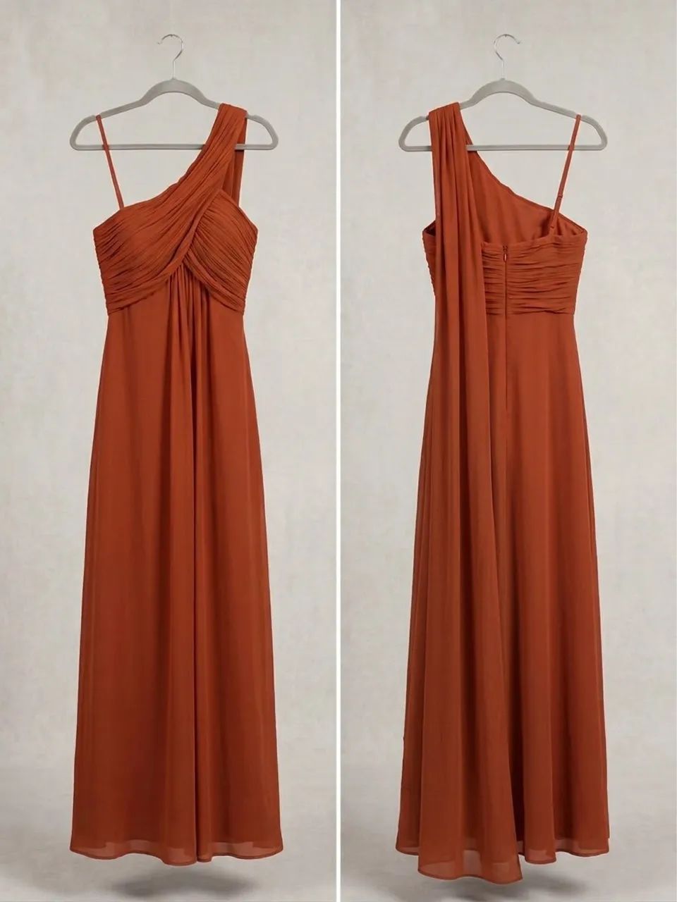 Vestido Terra Corta fluido em organza