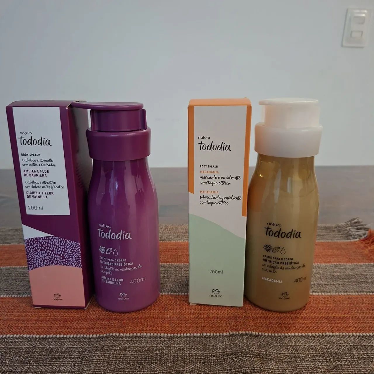 Kit Hidratante 400ml + Body Splash 200ml 