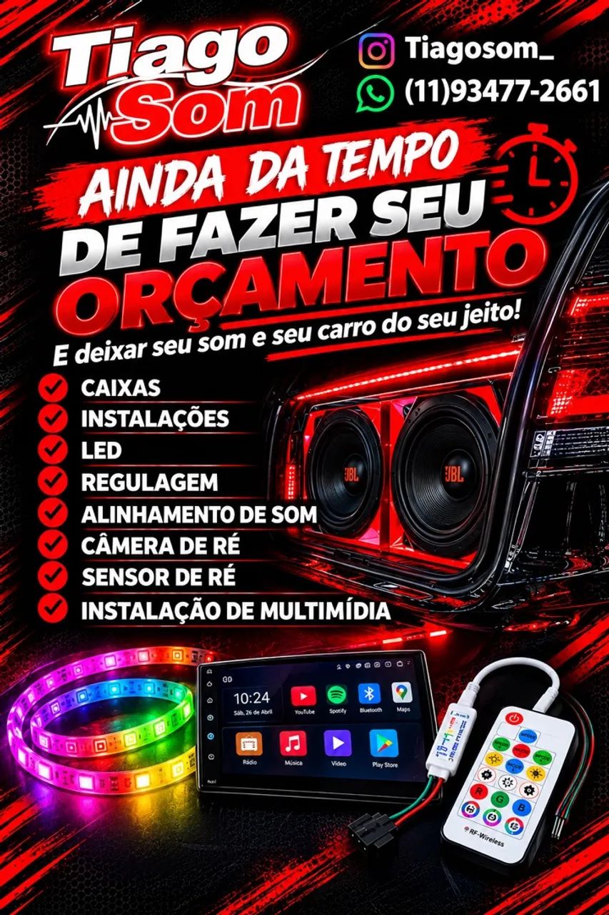 Serviço de som automotivo 
