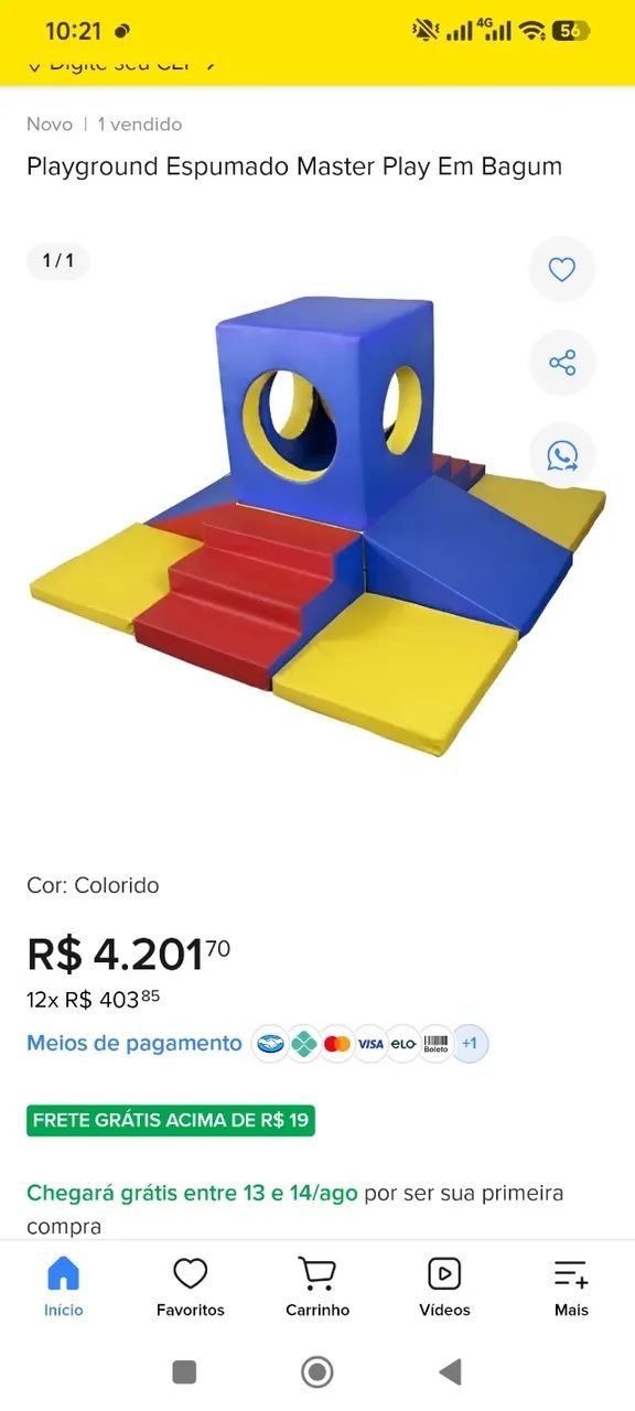 Circuito para bebês, grande, de escolinha 