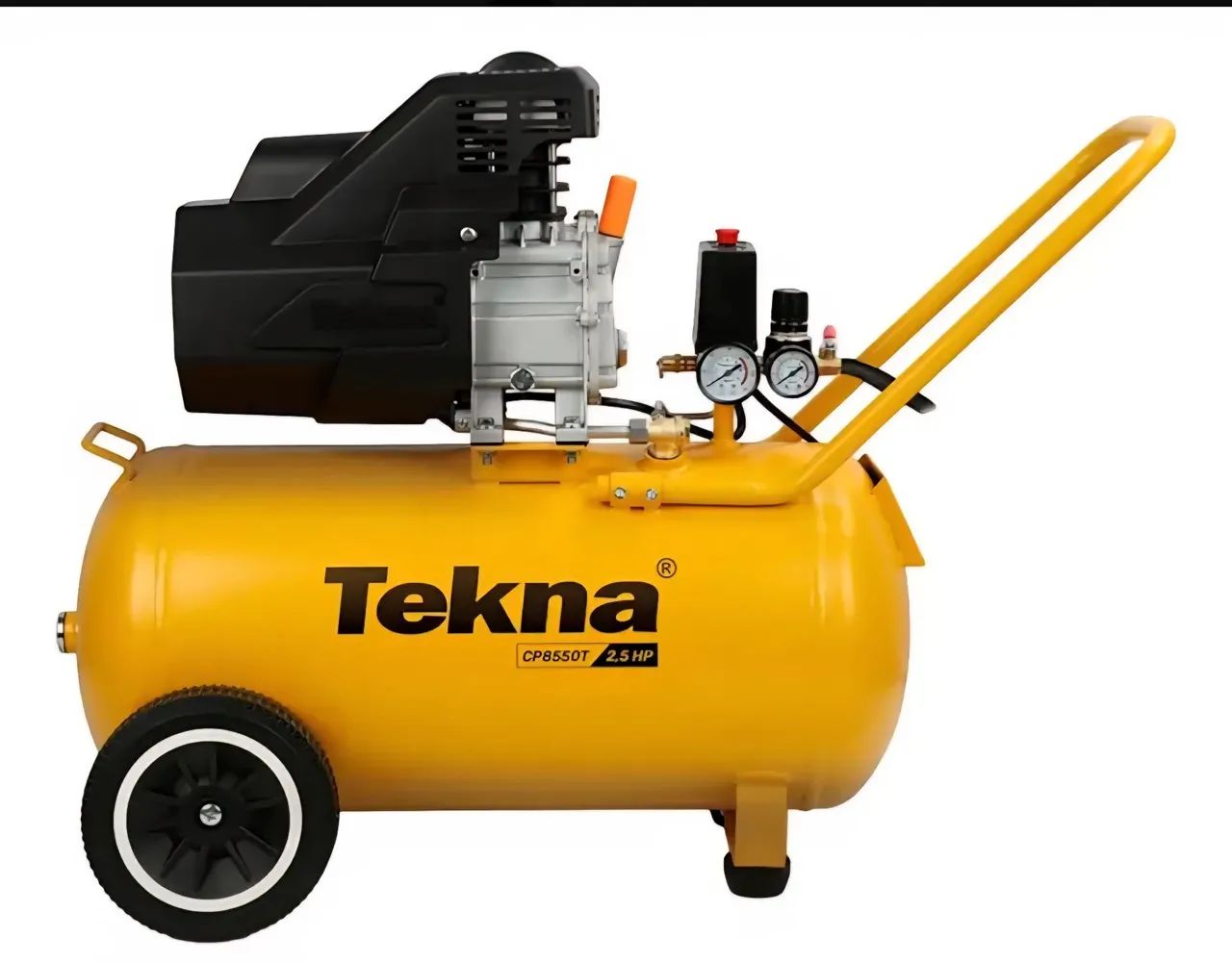 Compressor de ar 8 pés 43L 2,5hp 116 libras - CP8550T-2C (220V) - Tekna - Foto 4