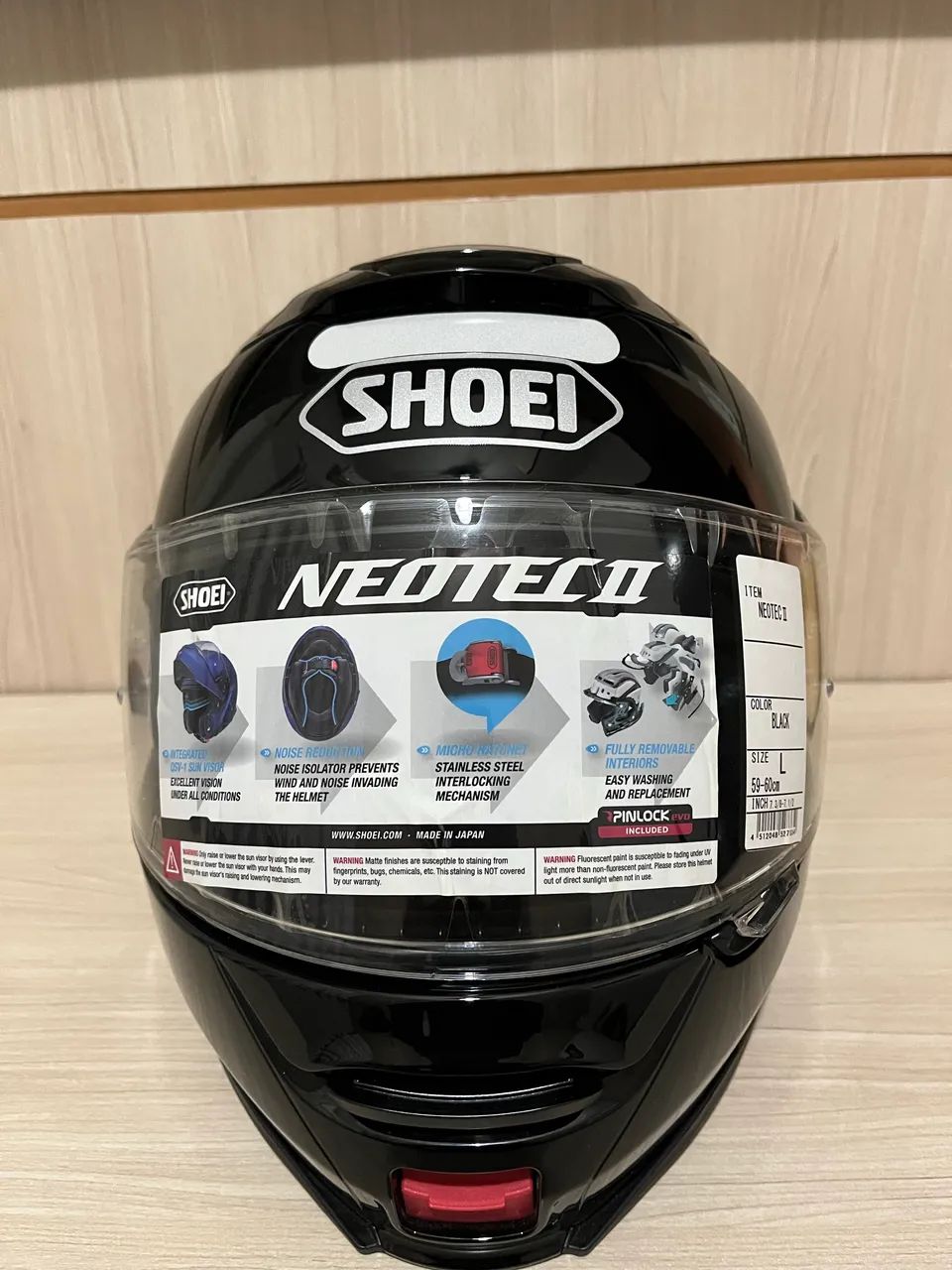 Capacete Shoei Neotec 2 Novo - Peças para motos - Vila Operária