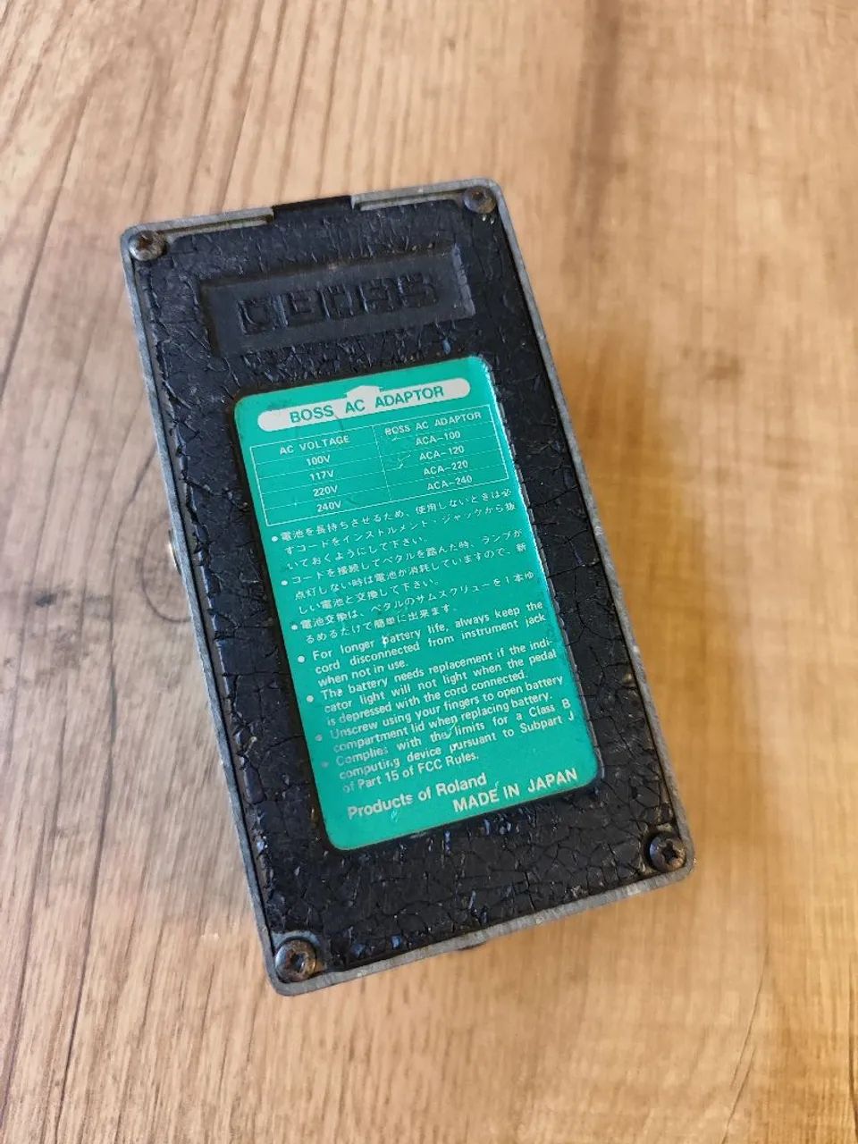 Pedal de efeito Boss CE-2 Chorus Japan - Instrumentos musicais