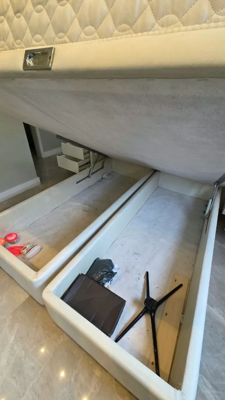 CAMA BOX CASAL QUEEN COM BAÚ  - Foto 5