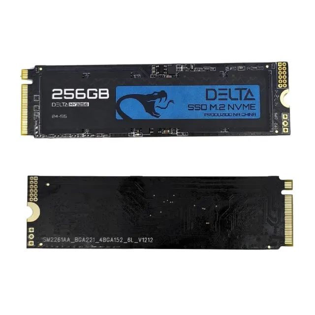 SSD M.2 NVMe 256GB PCIe Delta *NOVO COM GARANTIA* - Armazenamento