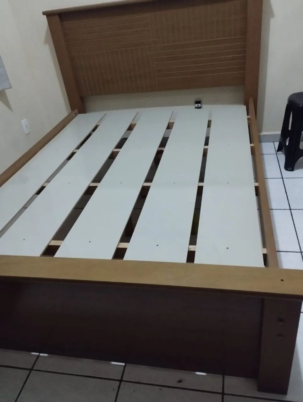 Cama casal com colchão  - Foto 2