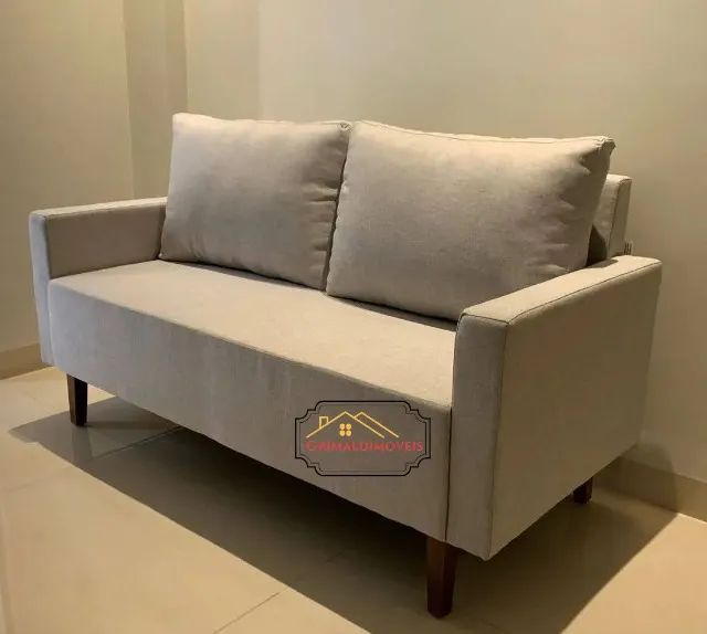 Sofa retro direto da fábrica no veludo