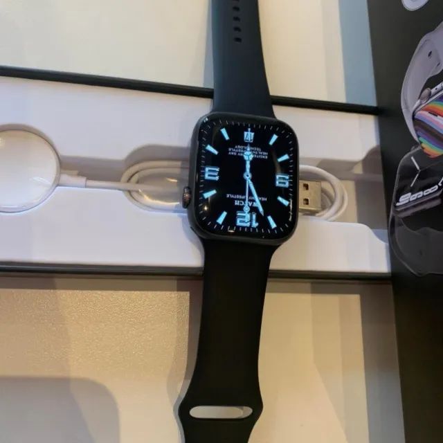 Relógio Inteligente W28 Pro Série 8 45mm Bluetooth JA MODELO ATUALIZADO ENTREGA GRATIS!!!! - Foto 4