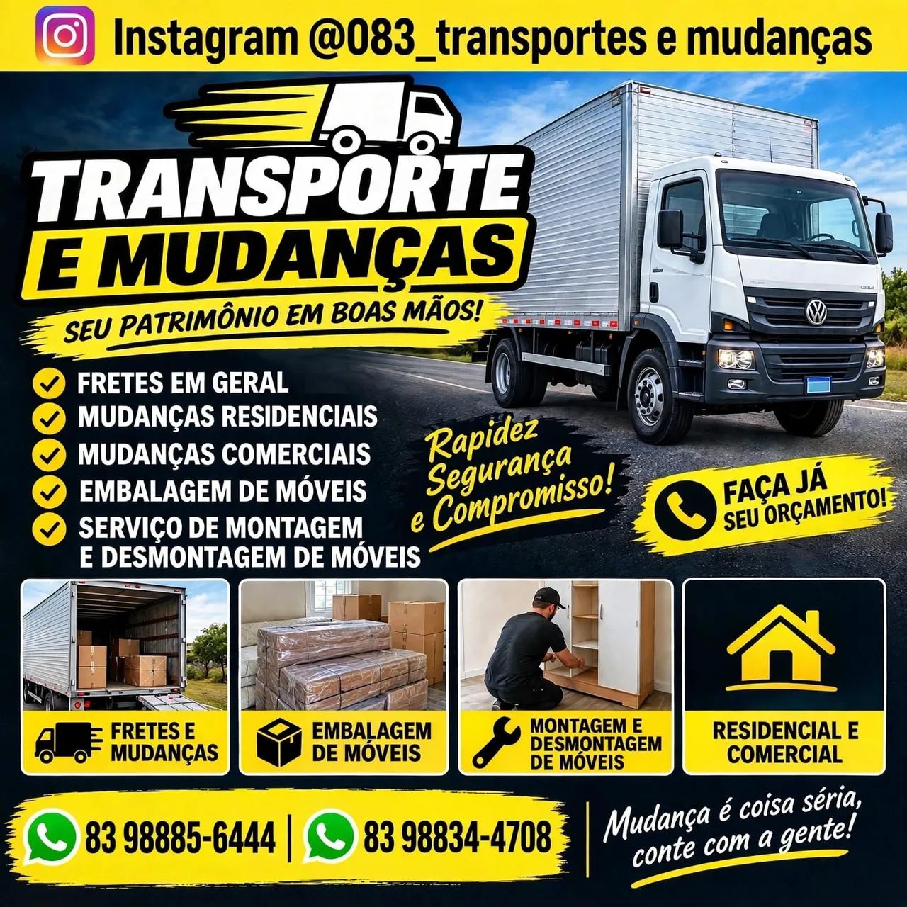 Fretes e mudanças 