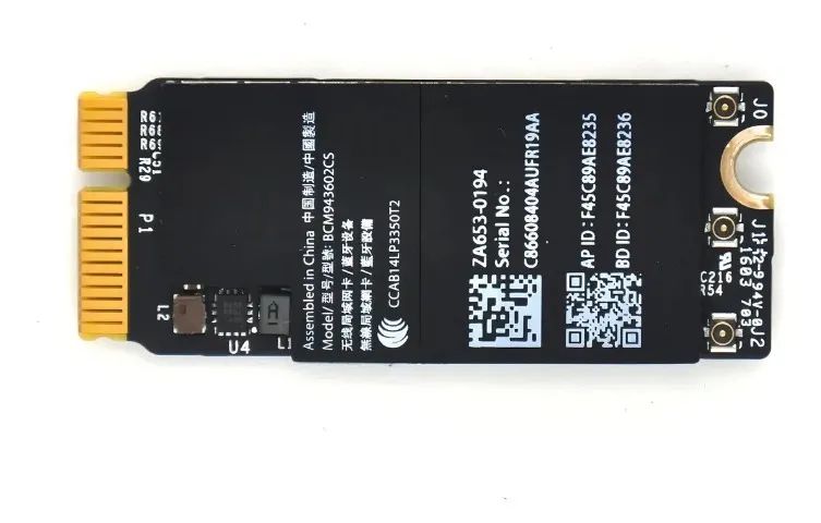 Placa Wifi Macbook Retina A1502 A1398 653-0029 2013 A 2014 Placa Wifi Macbook Retina A1502