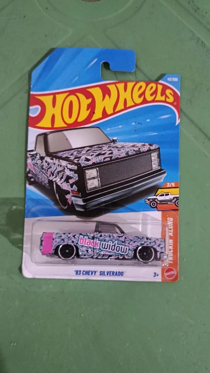 '83 Chevy Silverado Black Widow - Hot Wheels Mainline