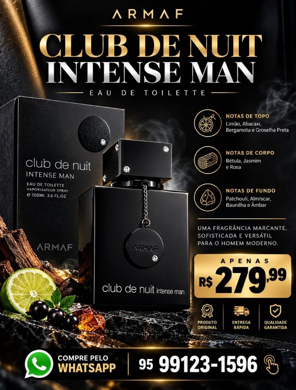 Perfume Club De Nuit Intense 100ML (lacrado) e Original 
