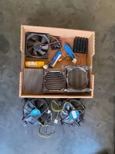 Lote de coolers e dissipadores - Foto 2