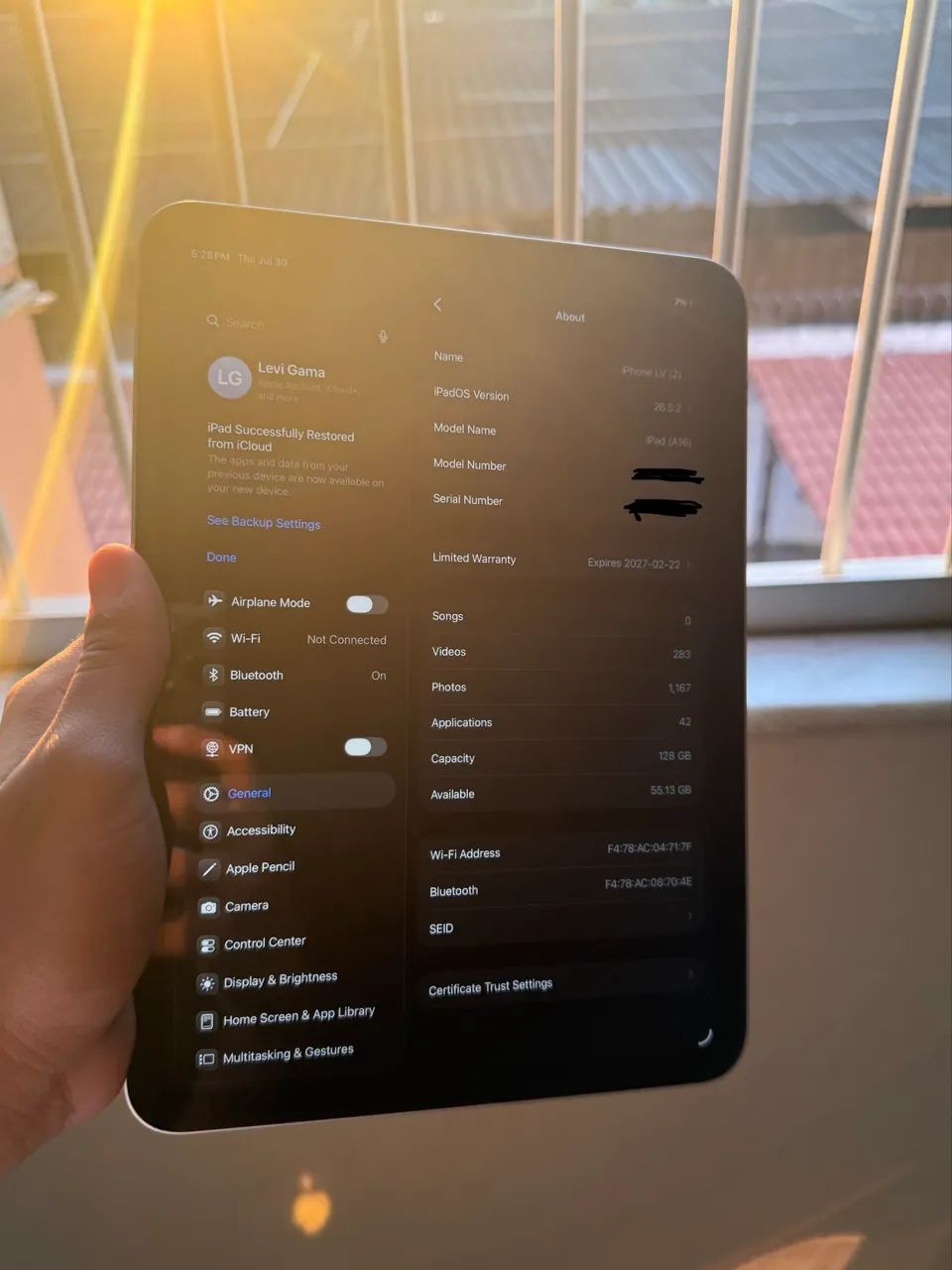 iPad A16 + Apple Pencil + Capinha + Cabo USB-C | Excelente Estado - Foto 4