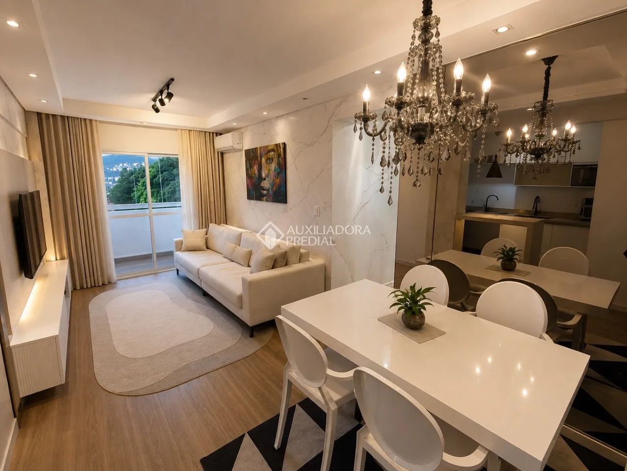 Apartamento Semimobiliado com 2 Dormitórios, Sacada e Garagem Coberta em Biguaçu - Foto 5