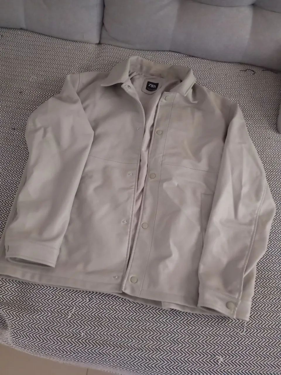 Jaqueta overshirt da Zara
