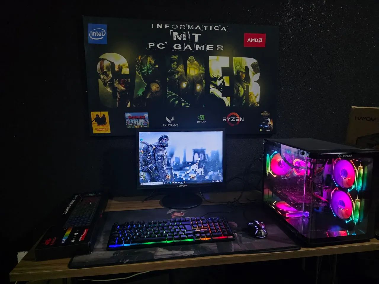 pc gamer cpu ou completo passo cartão entrego  - Foto 4