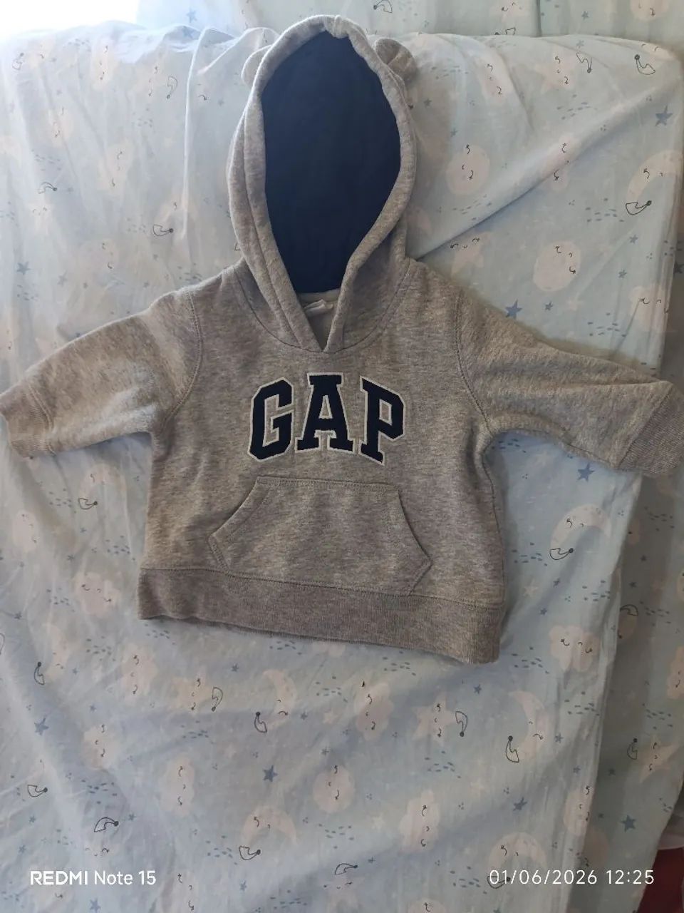 Moletom Gap bebê 3 a 6 meses 