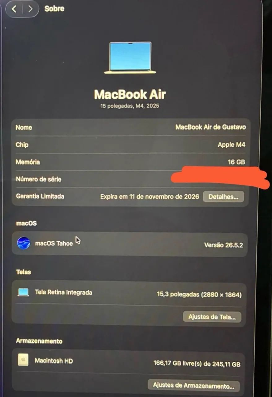 Macbook Air m4 15 polegadas  - Foto 3