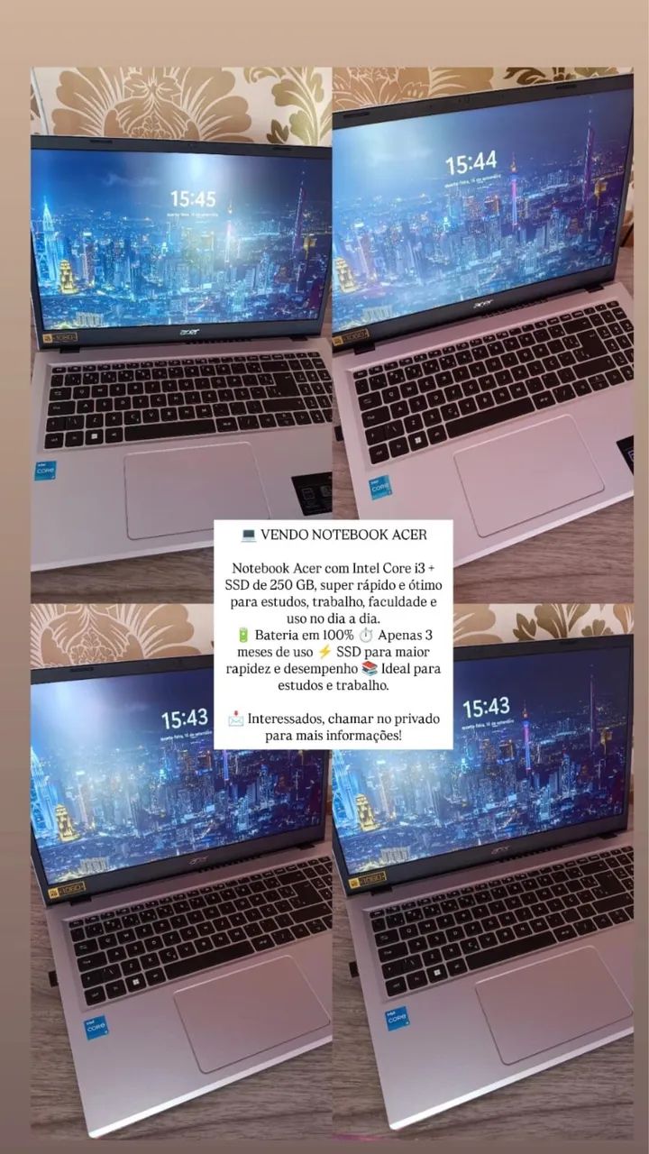 ? Notebook Acer A3 ? 8 GB RAM + 256 GB SSD   - Foto 3