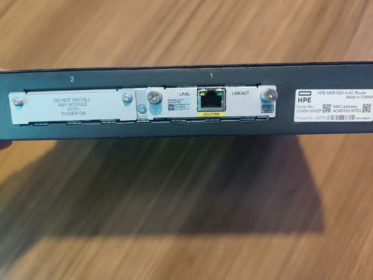 Roteador MSR1002-4 HP Aruba JG875A Usado - Foto 3